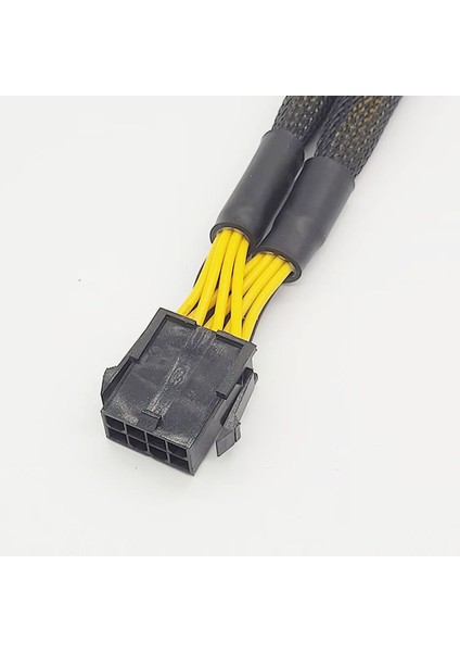 Cpu 8 Pin Dişi - Çift Pcıe 2x (4&4) Erkek Güç Adaptörü Ayırıcı Kablo Anakart Için (Yurt Dışından)