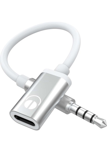 3.5mm Erkek - Tip C Dişi Ses Kablosu, Analog Jak Kulaklık Adaptörü Mp3 Çalar, Dizüstü Bilgisayar, Tablet Için (Yurt Dışından)