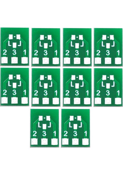 10 Adet SOT23 SOT23-3 Dönüş Sıp3 Çift Taraflı Smd Dıp Adaptör Dönüştürücü Plaka Sot Sıp Ic Soket Pcb Kartı Dıy Kiti (Yurt Dışından)