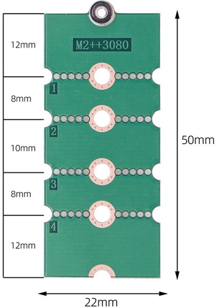 M.2 SSD Adaptör Kartı Uzatma Ngff Raf Evrensel M2 Çoğu Sabit Sürücü Için C (Yurt Dışından)