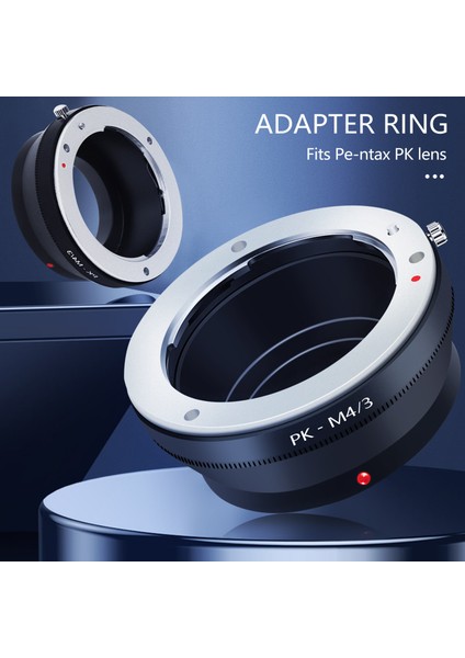 Pk-/3 Adaptör Halkası Pk Lens Için Micro 4/3 M43 Kamera Gövdesi -D E-M5 E-Pm2 E-Pl5 Gx1 Gx7 Gf5 G5 G3 (Yurt Dışından)