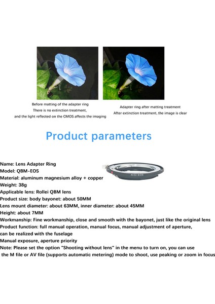 - Ef Için Lens Adaptör Halkası (Yurt Dışından)