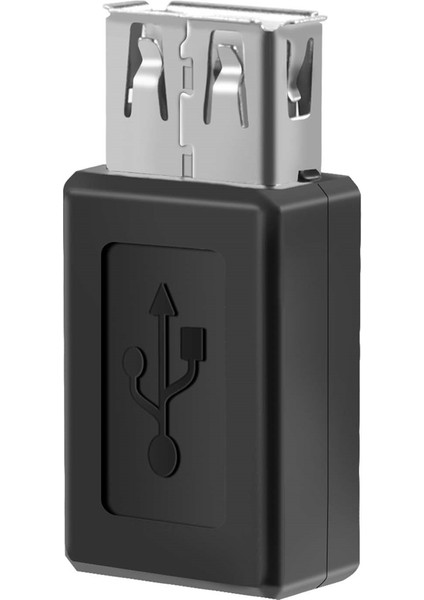 Siyah USB 2.0 Tip A Dişi - Mikro USB B Adaptör Fiş Dönüştürücü (Yurt Dışından)
