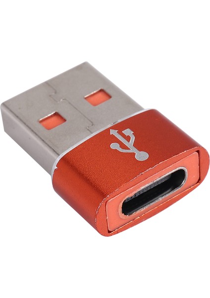 Adet 6A Tip C - USB 3.0 Otg Adaptörü Dişi Erkek Dönüştürücü, Turuncu (Yurt Dışından)