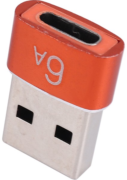 Adet 6A Tip C - USB 3.0 Otg Adaptörü Dişi Erkek Dönüştürücü, Turuncu (Yurt Dışından)
