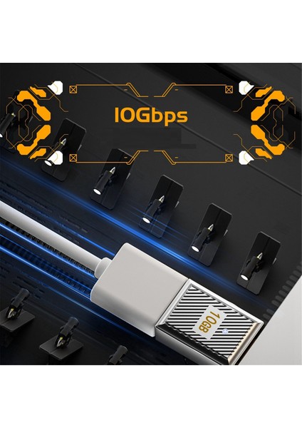 2 Adet 120W USB C - Usb3.1 Otg 90° Adaptör 10GBPS Usbc Erkek Dişi Dik Açı Veri Konnektörü Legion Go Için (Yurt Dışından)
