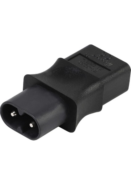 2-Pinli Iec 320 C8 Erkek - C9 Dişi Ac Adaptörü 6A/250V Ab Endüstriyel Güç Dönüştürücü (Yurt Dışından)