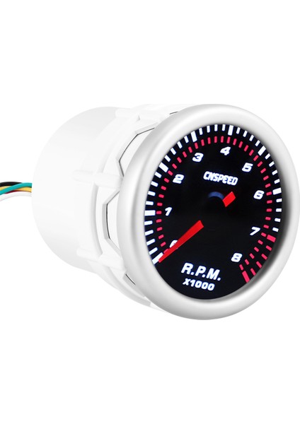 2 Inç 52MM Otomatik Araba Takometresi Takometre Ölçer 0-8000 Rpm 12V Evrensel Motor Beyaz LED Metre Işaretçisi (Yurt Dışından) fiyatları
