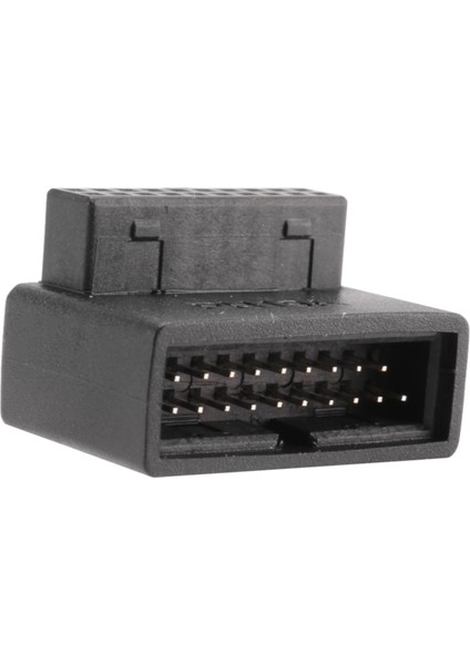 PH19A USB 3.0 Dahili Başlık Usb3.0 19/20P Soket 90 Derece Adaptör Dönüştürücü Bilgisayar Anakartı Için (Yurt Dışından)