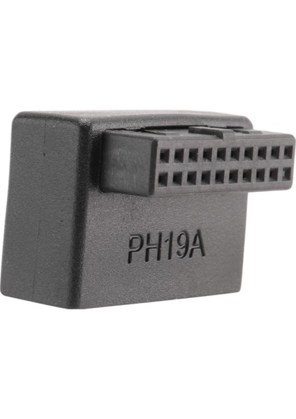 PH19A USB 3.0 Dahili Başlık Usb3.0 19/20P Soket 90 Derece Adaptör Dönüştürücü Bilgisayar Anakartı Için (Yurt Dışından)