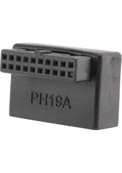 PH19A USB 3.0 Dahili Başlık Usb3.0 19/20P Soket 90 Derece Adaptör Dönüştürücü Bilgisayar Anakartı Için (Yurt Dışından)