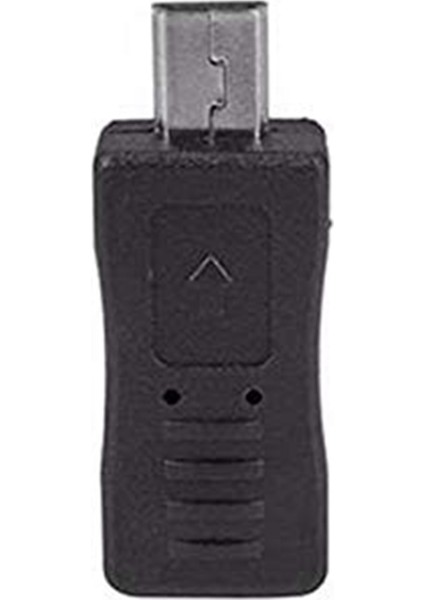 Micro-Usb Erkek - Mini USB Dişi Adaptör T-Port Fiş Konnektörü (Yurt Dışından)