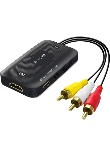Av - Uyumlu Video Dönüştürücü 1080P Kablo Adaptörü Ses (Yurt Dışından)