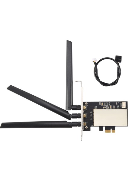 Broadcom BCM94360CSAX BCM943602CS BCM94331CSAX Wlan Kartı Masaüstü Pcı-E Dönüştürücü Adaptörü + Anten Wifi (Yurt Dışından)