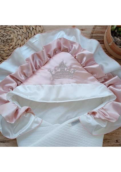 Kız Erkek Bebek Battaniyesi Kundağı Pamuklu Doğal Uyku Hastane Çıkısı Yenidoğan