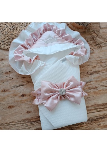 Kız Erkek Bebek Battaniyesi Kundağı Pamuklu Doğal Uyku Hastane Çıkısı Yenidoğan