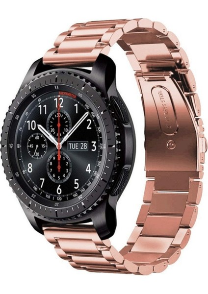 Samsung Galaxy Gear S3 Gear Watch 3 45MM Çelik Metal Tme Kordon Kayış