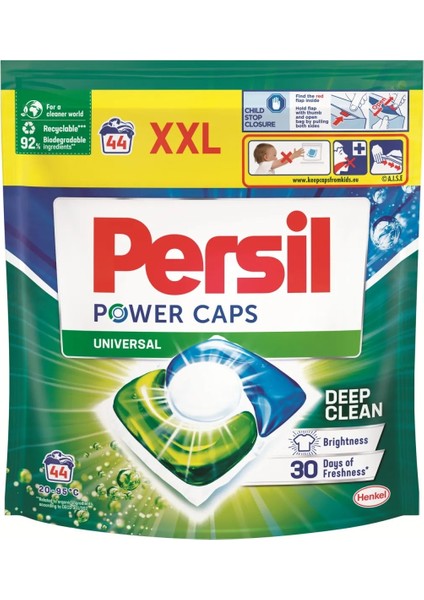 Persil Universal 3 Ü 1 Arada 44 Tane Kapsül Tablet Kapsül`ler Xxl Paket 616 gr