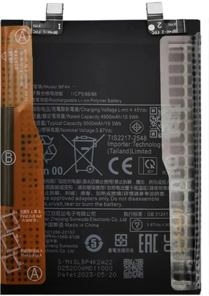 Xiaomi Poco F5 - Bp 4K - Batarya Pil
