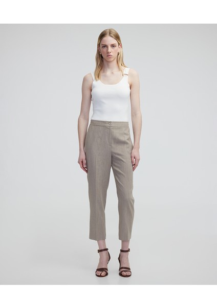 Keten Karışımlı Pantolon IS1250003071AD6