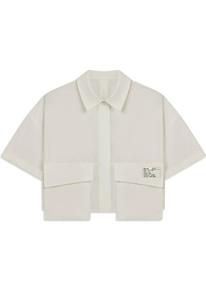 Geniş Cepli Poplin Gömlek TS1250025196018 indirimleri