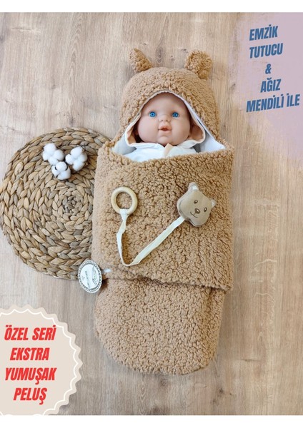 Peluş Bebek Dış Kundağı Oyuncaklı Uyku Tulumu Hastane Çıkışı Hediyelik Sarma Battaniye fiyatları