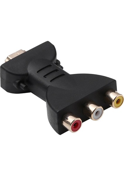 -3 Rgb Video Ses Adaptörüyle Uyumlu -Erkek Adaptör Bileşen Konnektörü (Yurt Dışından)