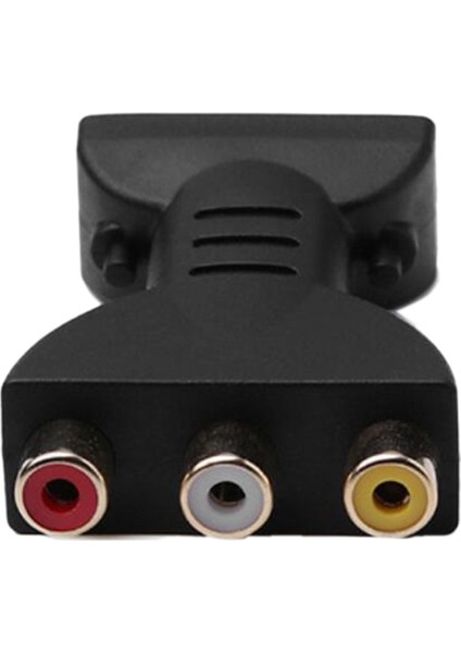 -3 Rgb Video Ses Adaptörüyle Uyumlu -Erkek Adaptör Bileşen Konnektörü (Yurt Dışından)