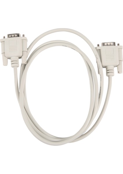 VGA DB15 Erkek RS232 Db9 Pin Adaptör Kablosu / Video Grafik Uzatma (Beyaz, 1.4m) (Yurt Dışından)