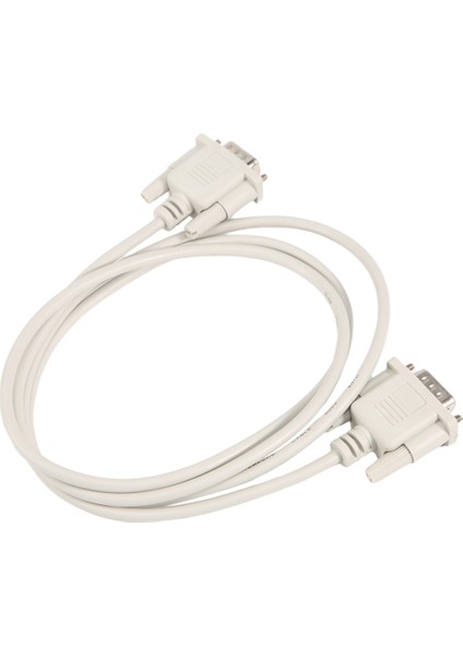 VGA DB15 Erkek RS232 Db9 Pin Adaptör Kablosu / Video Grafik Uzatma (Beyaz, 1.4m) (Yurt Dışından)