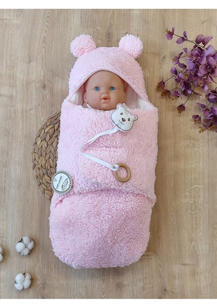 Peluş Bebek Dış Kundağı Oyuncaklı Uyku Tulumu Hastane Çıkışı Hediyelik Sarma Battaniye fırsatları