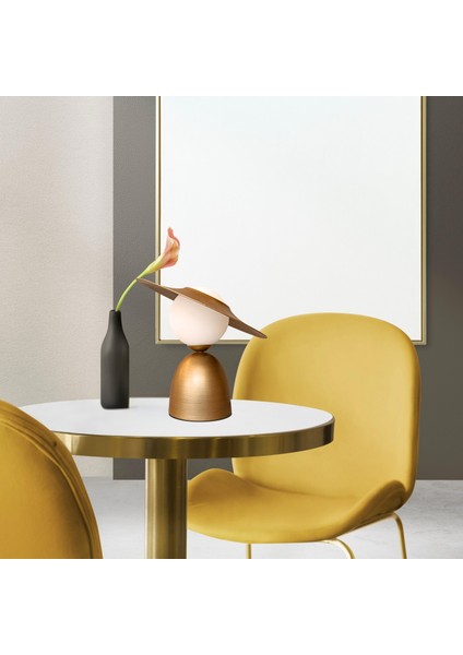 Vogue Eskitme Gold Masa Lambası