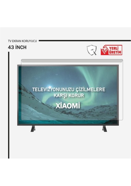 Xiaomi 43" Inç 109 Ekran Tv Kırılmaz Ekran Koruyucu Ultra Dayanıklı Esnek Ekran Koruyucu