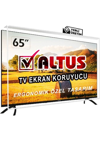 Altus 65" Inç 165 Ekran Tv Kırılmaz Ekran Koruyucu Ultra Dayanıklı Esnek Ekran Koruyucu