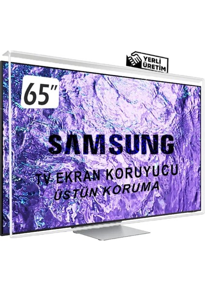 Samsung 65’’ Crystal UHD DU8100 Tizen Os Smart Tv Ekran Koruyucu.tv Kırılmaz Ekran Koruyucu