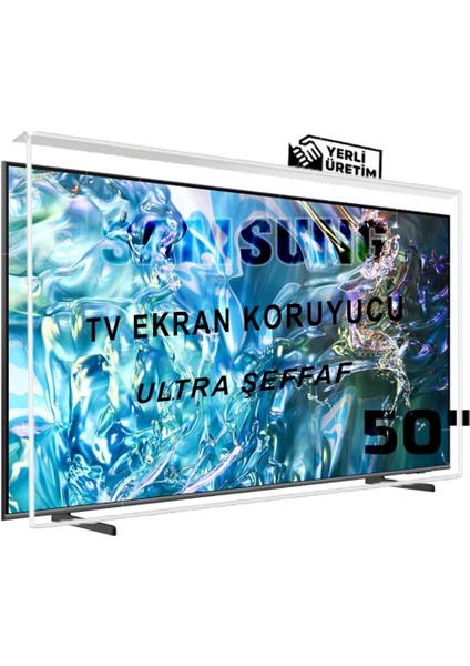 Samsung 50" Crystal UHD DU8500 4K Tizen Os Smart Tv Ekran Koruyucu.tv Kırılmaz Ekran Koruyucu