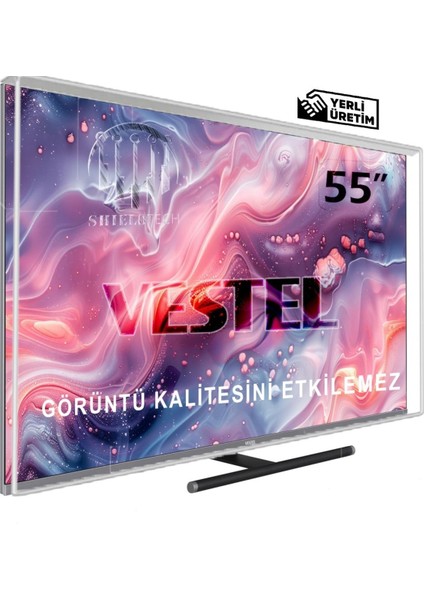 Vestel (55UG9940 55'' 139 Ekran) 55'inç Tv Kırılmaz Ekran 4K Smart Google Tv Ekran Koruyucu