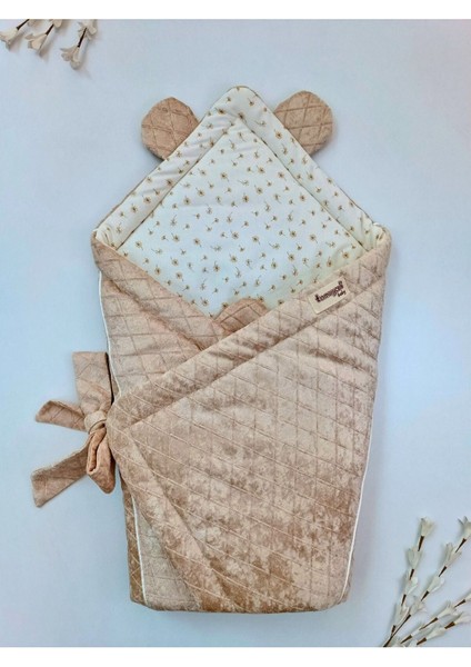 Kız Erkek Çocuk Battaniyesi Doğal Uyku Çocuk Kundağı Hastane Çıkışı Yenidoğan Mevsimlik