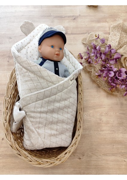 Kız Erkek Çocuk Battaniyesi Doğal Uyku Çocuk Kundağı Hastane Çıkışı Yenidoğan Mevsimlik indirimleri