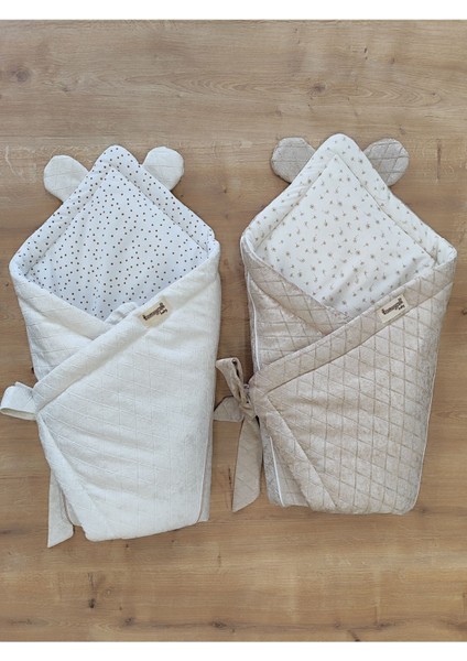 Kız Erkek Çocuk Battaniyesi Doğal Uyku Çocuk Kundağı Hastane Çıkışı Yenidoğan Mevsimlik