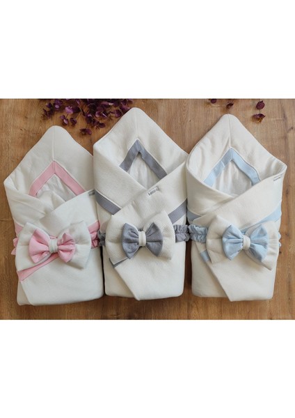 Kız Erkek Bebek Battaniyesi Pamuklu Doğal Organik Uyku Bebek Kundağı Hastane Çıkışı Yenidoğan