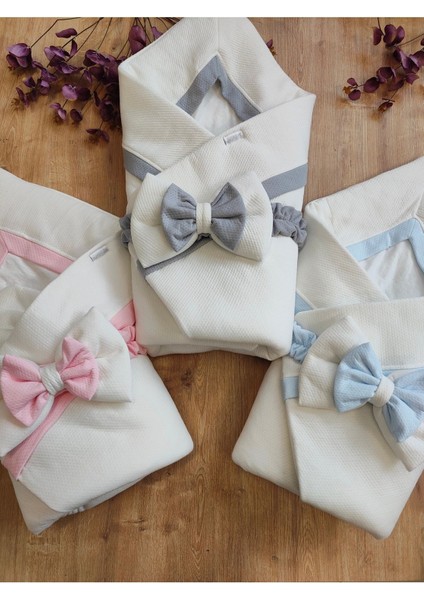 Kız Erkek Bebek Battaniyesi Pamuklu Doğal Organik Uyku Bebek Kundağı Hastane Çıkışı Yenidoğan