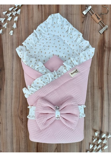 Pike Bebek Battaniyesi Dış Kundağı Pamuklu Çiçek Desenli Yenidoğan Hastane Çıkışı Mevsimlik fırsatları