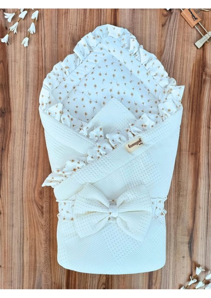 Pike Bebek Battaniyesi Dış Kundağı Pamuklu Çiçek Desenli Yenidoğan Hastane Çıkışı Mevsimlik fırsatları