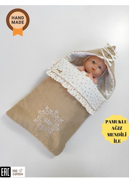 Kız Erkek Çocuk Dış Kundak Battaniyesi Özel Nakışlı Pamuklu Mevsimlik Hastane Çıkışı Yenidoğan fiyatları