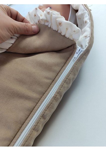 Kız Erkek Çocuk Dış Kundak Battaniyesi Özel Nakışlı Pamuklu Mevsimlik Hastane Çıkışı Yenidoğan