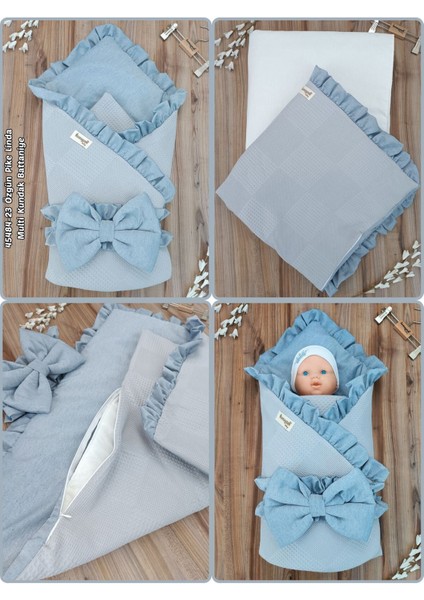 Pike Çocuk Battaniyesi Kundağı Pamuklu Çıkarılabilen Iç Elyaf Yenidoğan Hastane Çıkışı modelleri