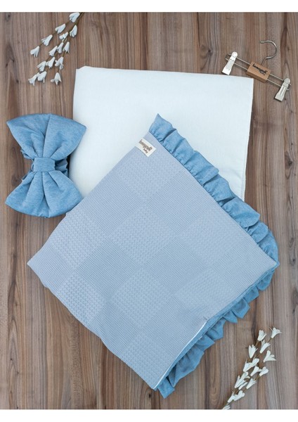 Pike Çocuk Battaniyesi Kundağı Pamuklu Çıkarılabilen Iç Elyaf Yenidoğan Hastane Çıkışı