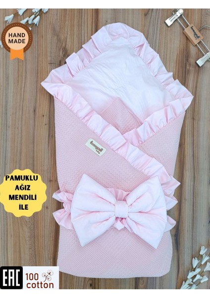 Pike Çocuk Battaniyesi Kundağı Pamuklu Çıkarılabilen Iç Elyaf Yenidoğan Hastane Çıkışı