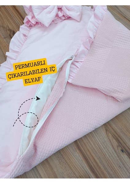 Pike Çocuk Battaniyesi Kundağı Pamuklu Çıkarılabilen Iç Elyaf Yenidoğan Hastane Çıkışı fiyatları